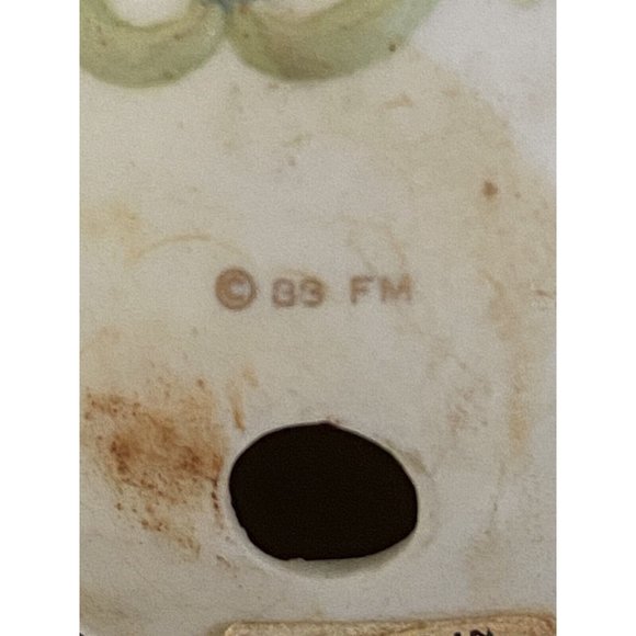 Cybis Floral Egg Franklin Mint Collectors Treasury with Stand 3" Vintage 1981 - Picture 9 of 16